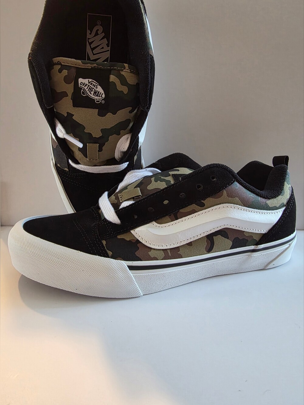 Vans Knu Skool Camo Women’s Size 9.5 Men’s Size 8 New With Box